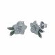 Aretes De Flor Esmaltados