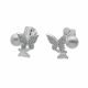 Aretes De Mariposa con Perlas
