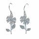 Aretes De Flor Largos