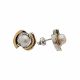 Aretes De Oro Plata