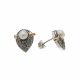 Aretes De Oro Plata
