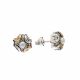 Aretes De Oro Plata