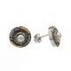 Aretes De Oro Plata