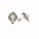 Aretes De Oro Plata