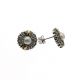 Aretes De Oro Plata