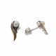 Aretes De Oro Plata