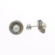 Aretes De Oro Plata