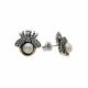 Aretes De Oro Plata