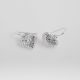 Aretes De Corazón de Electroformatura