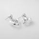 Aretes De Corazón de Electroformatura