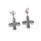 Aretes De Cruz de Electroformatura