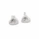 Aretes De Corazón de Electroformatura