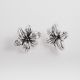 Aretes De Flor de Electroformatura