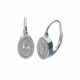 Aretes Cierre Frances Con Piedras