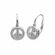 Aretes Cierre Frances Con Piedras
