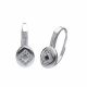 Aretes Cierre Frances Con Piedras