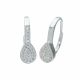 Aretes Cierre Frances Con Piedras