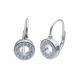 Aretes Cierre Frances Con Piedras