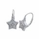 Aretes Cierre Frances Con Piedras