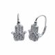 Aretes Cierre Frances Con Piedras