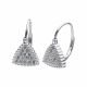 Aretes Cierre Frances Con Piedras