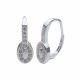 Aretes Cierre Frances Con Piedras
