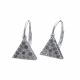 Aretes Cierre Frances Con Piedras
