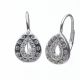 Aretes Cierre Frances Con Piedras