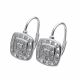 Aretes Cierre Frances Con Piedras