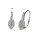 Aretes Cierre Frances Con Piedras