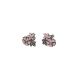 Aretes De Flor  Rodio