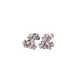 Aretes De Flor  Rodio