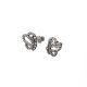 Aretes De Mariposa  Rodio