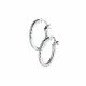 PLATA 925 Aretes Diamantados