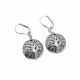 Aretes De Arbol De La Vida de Electroformatura
