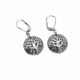 Aretes De Arbol De La Vida de Electroformatura