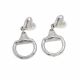 Aretes De Corazón Con Círculo de Electroformatura