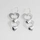 Aretes De Doble De Corazón
