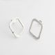 Aretes De Rombo Plano