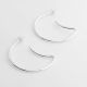 Aretes De Silueta De Luna