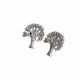 Aretes De Arbol De La Vida Hoja De Corazón