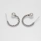 Aretes Diamantados  Rodio