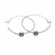 ARGOLLAS GRANDE C CONPIEDRA COLOR MORADO