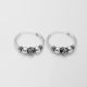 Argollas Diamantadas Rodio