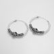 Argollas Diamantadas Rodio
