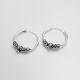Argollas Diamantadas  Rodio
