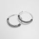 Argollas Diamantadas Rodio
