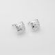 Aretes Cuadrado Diamantados