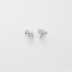 Aretes De Dados Pequeño Diamantados
