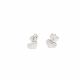 Aretes De Corazón Pequeño Letras Mom Diamantados
